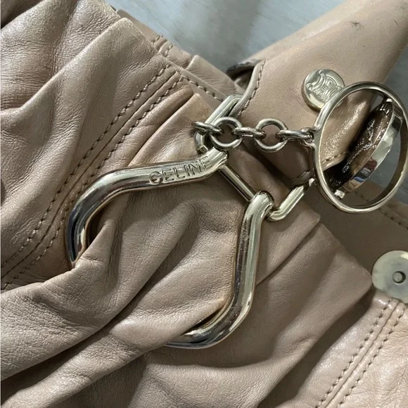 Elegant Tan Leather Women's Bag authentic Celine bag - Picture 4 of 16